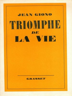 cover image of Triomphe de la vie
